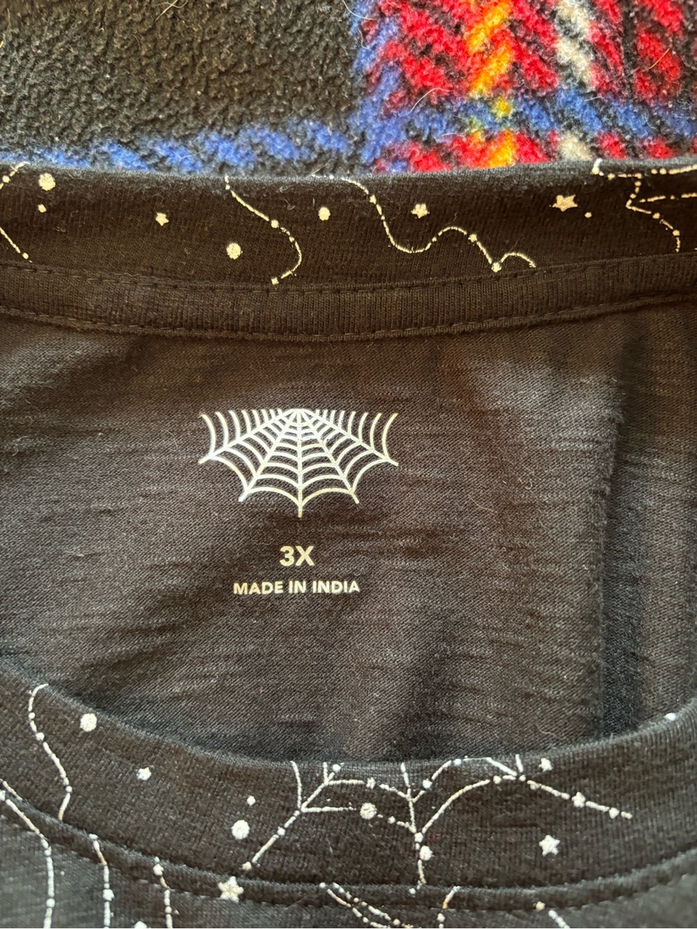 Source Unknown Black Long Sleeve Halloween Print Dress - Picture 4 of 5